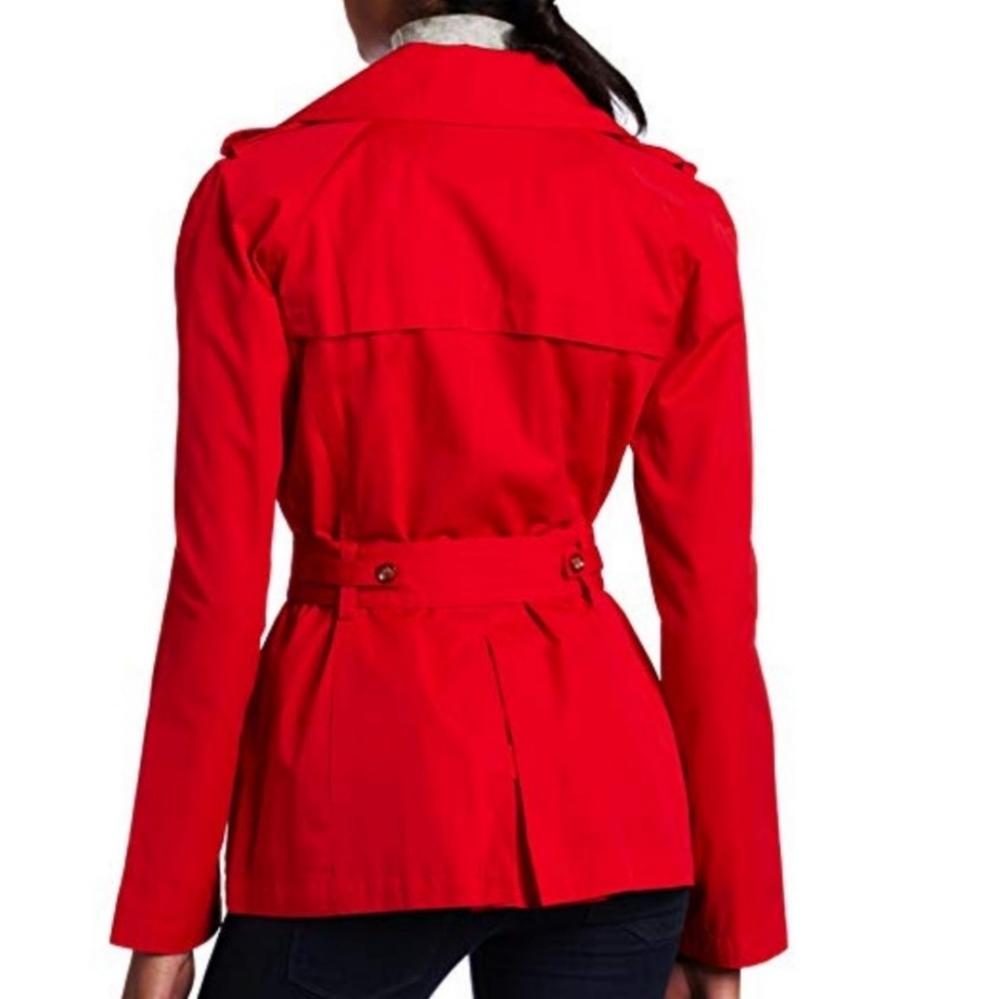 Michael Michael Kors Red Trench Size XS - Picture 2 of 11